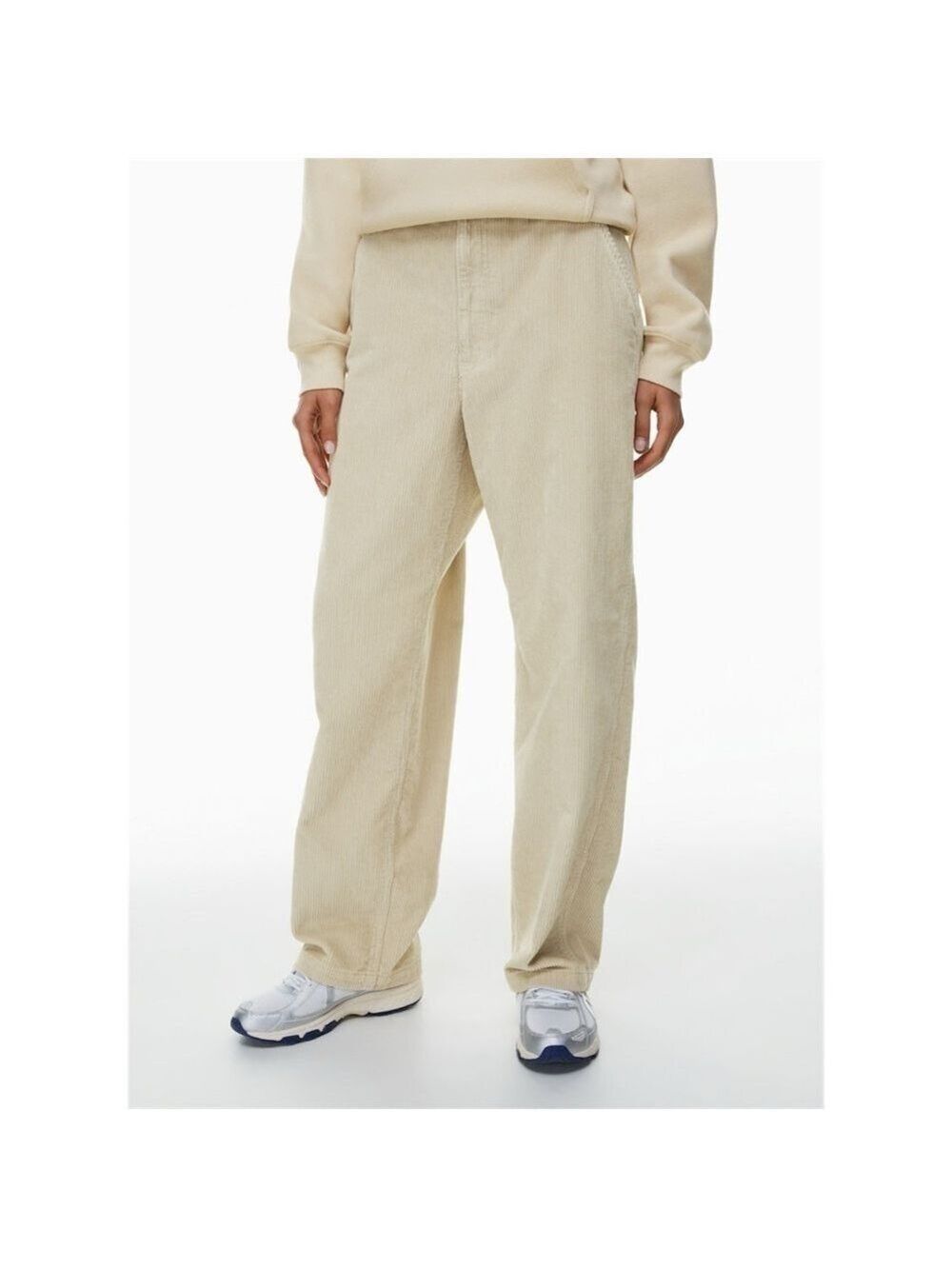 Tna Greenwich Corduroy Pant Size 2 Cream Beige